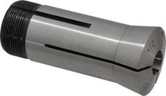 Interstate - 1/2 Inch 5C Round Collet - 3.28" Overall Length, 1.041-24 Internal Thread Size, Steel, 0.0005 Inch TIR - Exact Tooling