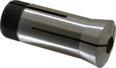 Interstate - 33/64 Inch 5C Round Collet - 3.28" Overall Length, 1.041-24 Internal Thread Size, Steel, 0.0005 Inch TIR - Exact Tooling