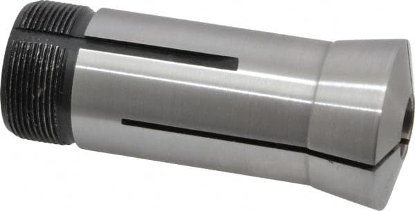Interstate - 17/32 Inch 5C Round Collet - 3.28" Overall Length, 1.041-24 Internal Thread Size, Steel, 0.0005 Inch TIR - Exact Tooling