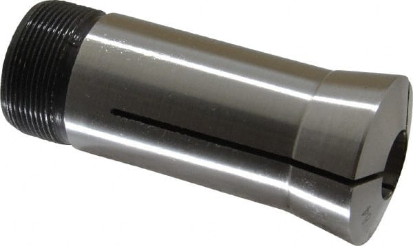 Interstate - 37/64 Inch 5C Round Collet - 3.28" Overall Length, 1.041-24 Internal Thread Size, Steel, 0.0005 Inch TIR - Exact Tooling
