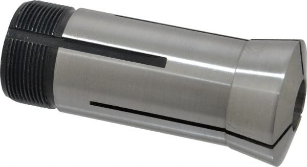 Interstate - 19/32 Inch 5C Round Collet - 3.28" Overall Length, 1.041-24 Internal Thread Size, Steel, 0.0005 Inch TIR - Exact Tooling