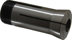 Interstate - 5/8 Inch 5C Round Collet - 3.28" Overall Length, 1.041-24 Internal Thread Size, Steel, 0.0005 Inch TIR - Exact Tooling