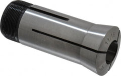 Interstate - 11/16 Inch 5C Round Collet - 3.28" Overall Length, 1.041-24 Internal Thread Size, Steel, 0.0005 Inch TIR - Exact Tooling