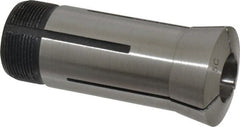 Interstate - 45/64 Inch 5C Round Collet - 3.28" Overall Length, 1.041-24 Internal Thread Size, Steel, 0.0005 Inch TIR - Exact Tooling