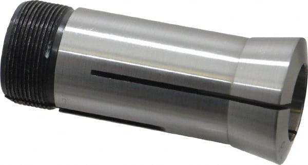 Interstate - 7/8 Inch 5C Round Collet - 3.28" Overall Length, 1.041-24 Internal Thread Size, Steel, 0.0005 Inch TIR - Exact Tooling