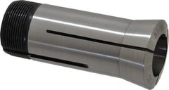 Interstate - 57/64 Inch 5C Round Collet - 3.28" Overall Length, 1.041-24 Internal Thread Size, Steel, 0.0005 Inch TIR - Exact Tooling