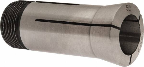 Interstate - 29/32 Inch 5C Round Collet - 3.28" Overall Length, 1.041-24 Internal Thread Size, Steel, 0.0005 Inch TIR - Exact Tooling