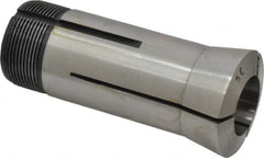 Interstate - 15/16 Inch 5C Round Collet - 3.28" Overall Length, 1.041-24 Internal Thread Size, Steel, 0.0005 Inch TIR - Exact Tooling