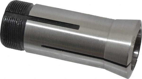 Interstate - 1-1/64 Inch 5C Round Collet - 3.28" Overall Length, 1.041-24 Internal Thread Size, Steel, 0.0005 Inch TIR - Exact Tooling
