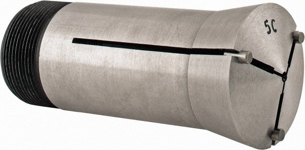 Interstate - 1-1/2 Inch Head Diameter, 1/16 Inch Pilot Hole, 5C Emergency Collet - 3.28" Overall Length, Steel, 0.0032 Inch TIR - Exact Tooling