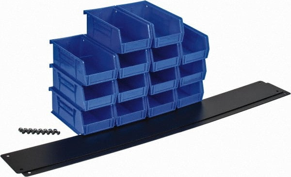 Big Bear Enterprises - 2 Organizer Racks and 14 Plastic Bins - Exact Tooling