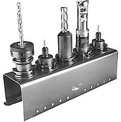 Big Bear Enterprises - 6 Hole Tool Holder Rack - Exact Tooling