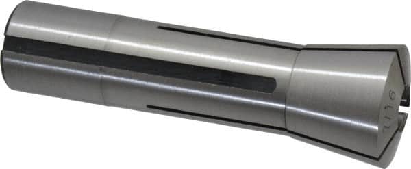 Interstate - 7/16 Inch Steel R8 Collet - 7/16-20 Drawbar Thread, 0.0007 Inch TIR - Exact Tooling