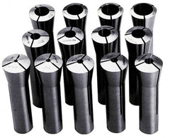 Interstate - 13 Piece, 1/8" to 7/8" Capacity, R8 Collet Set - 0.0007" TIR - Exact Tooling