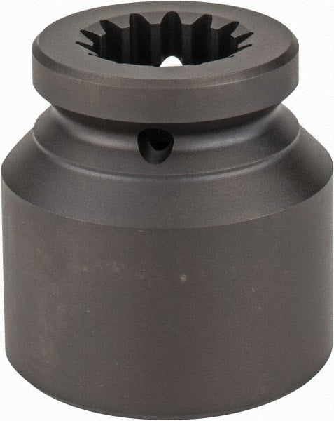 Proto - #5 Spline Drive, 2" Socket, Impact Socket - 6 Points, 3-17/32" OAL - Exact Tooling