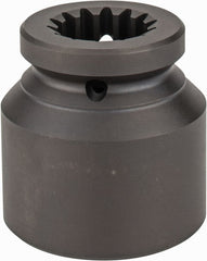Proto - #5 Spline Drive, 2" Socket, Impact Socket - 6 Points, 3-17/32" OAL - Exact Tooling
