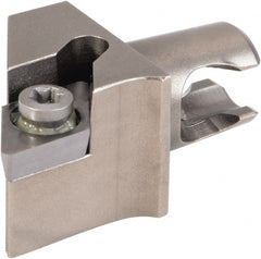 Kennametal - Right Hand Cut, Size KM16, DC..11T308 Insert Compatiblity, Modular Turning & Profiling Cutting Unit Head - 10mm Ctr to Cutting Edge, 20mm Head Length - Exact Tooling