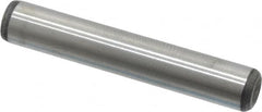 Value Collection - 1/4" Diam x 1-1/2" Pin Length Alloy Steel Oversized Dowel Pin - C 50-58 Hardness, 12,800 Lb Breaking Strength, 1 Beveled & 1 Rounded End - Exact Tooling