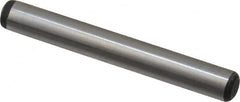 Value Collection - 1/4" Diam x 2" Pin Length Alloy Steel Oversized Dowel Pin - C 50-58 Hardness, 12,800 Lb Breaking Strength, 1 Beveled & 1 Rounded End - Exact Tooling