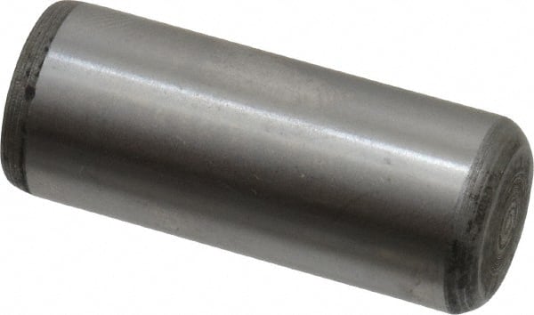 Value Collection - 1/2" Diam x 1-1/4" Pin Length Alloy Steel Oversized Dowel Pin - C 50-58 Hardness, 51,000 Lb Breaking Strength, 1 Beveled & 1 Rounded End - Exact Tooling