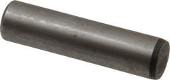 Value Collection - 1/2" Diam x 2" Pin Length Alloy Steel Oversized Dowel Pin - C 50-58 Hardness, 51,000 Lb Breaking Strength, 1 Beveled & 1 Rounded End - Exact Tooling