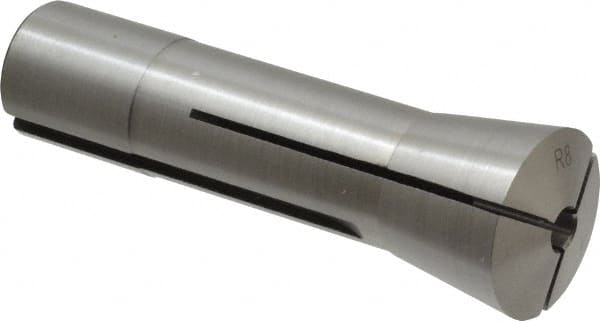 Interstate - 7mm Steel R8 Collet - 7/16-20 Drawbar Thread, 0.0007 Inch TIR - Exact Tooling