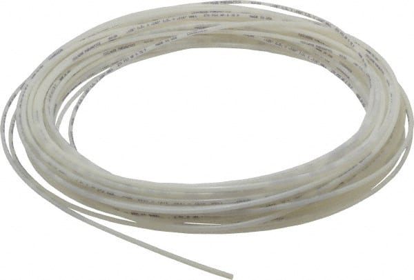 Coilhose Pneumatics - 3/32" ID x 1/8" OD, 100' Long, Nylon Tube - Natural, 225 Max psi, -60 to 200°F - Exact Tooling