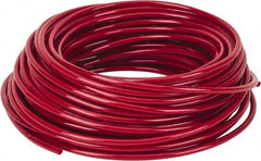 Coilhose Pneumatics - 0.17" ID x 1/4" OD, 100' Long, Nylon Tube - Red, 265 Max psi, -60 to 200°F - Exact Tooling
