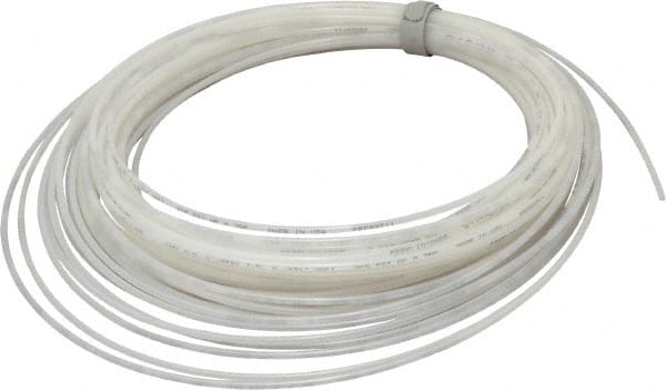 Coilhose Pneumatics - 1/16" ID x 1/8" OD, 100' Long, Polyethylene Tube - Natural, 120 Max psi, -60 to 200°F - Exact Tooling