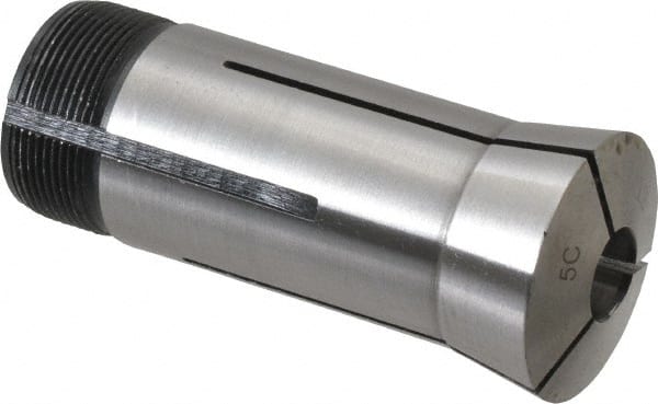 Interstate - 12 mm 5C Round Collet - 1.047-24 Internal Thread Size, Steel - Exact Tooling