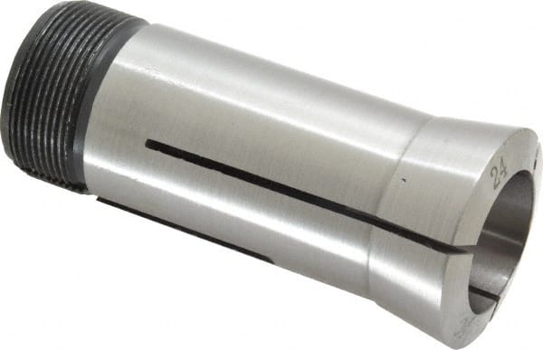 Interstate - 24 mm 5C Round Collet - 1.047-24 Internal Thread Size, Steel - Exact Tooling