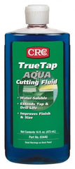 CRC - TrueTap Aqua, 16 oz Bottle Cutting Fluid - Water Soluble, For Drilling, Reaming, Sawing, Shearing, Tapping, Threading, Turning - Exact Tooling