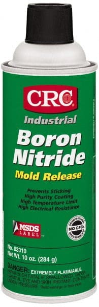 CRC - 16 Ounce Aerosol Can, White, General Purpose Mold Release - Boron Nitride Composition - Exact Tooling