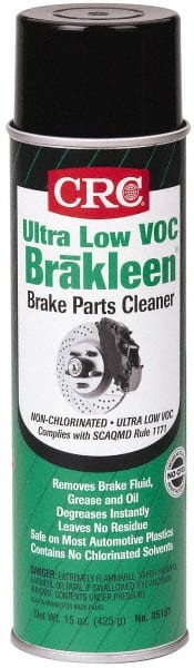 CRC - Ultra Low-VOC Brake Parts Cleaner - 20 Ounce Aerosol Can - Exact Tooling