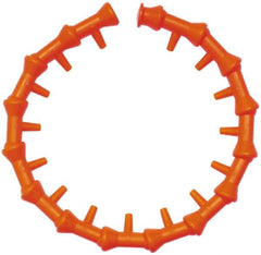 Loc-Line - 1/4" Hose Inside Diam, Coolant Hose Nozzle Kit - For Use with Loc-Line Modular Hose System, 16 Pieces - Exact Tooling