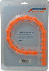 Loc-Line - 1/2" Hose Inside Diam x 1/2" Nozzle Diam, Coolant Hose Nozzle Kit - For Use with Loc-Line Modular Hose System, 16 Pieces - Exact Tooling