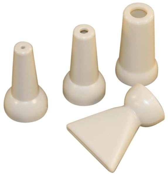 Cedarberg - 1/4" Hose Inside Diam x 1/16, 1/8, 1" (Flare), 1/4" (Round) Nozzle Diam, Coolant Hose Nozzle Kit - For Use with Snap-Loc Modular Hose System, 4 Pieces - Exact Tooling