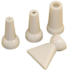 Cedarberg - 1/4" Hose Inside Diam x 1/16, 1/8, 1" (Flare), 1/4" (Round) Nozzle Diam, Coolant Hose Nozzle Kit - For Use with Snap-Loc Modular Hose System, 4 Pieces - Exact Tooling