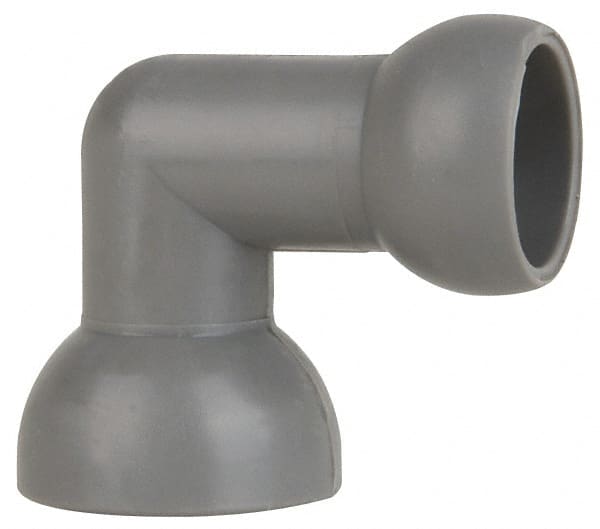 Cedarberg - 1/2" Hose Inside Diam, Coolant Hose Elbow - Female to Male, for Use with Snap Together Hose System, 2 Pieces - Exact Tooling