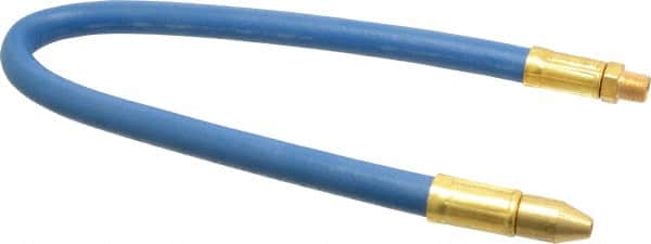 Coilhose Pneumatics - 18" Hose Length, 1/8" Nozzle Diam, 1/4" Hose ID, Coolant Hose - 1/8" NPT For Mist Coolant Systems - Exact Tooling