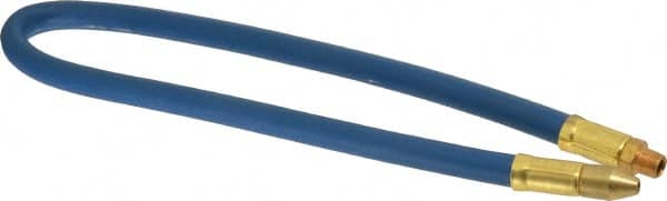 Coilhose Pneumatics - 24" Hose Length, 1/8" Nozzle Diam, 1/4" Hose ID, Coolant Hose - 1/8" NPT For Mist Coolant Systems - Exact Tooling