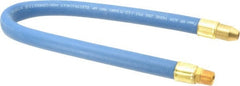 Coilhose Pneumatics - 24" Hose Length, 3/8" Nozzle Diam, 1/2" Hose ID, Coolant Hose - 3/8" NPT For Mist Coolant Systems - Exact Tooling