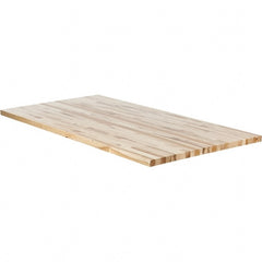 Made in USA - Maple Straight Edge Workbench & Workstation Work Bench Top - Use with Edsal Workbenches - Exact Tooling