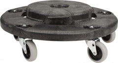 Rubbermaid - Round Polyethylene Twist-On Trash Can Dolly - Compatible with 20, 32, 44 & 55 Gal Containers, Compatible with Brute 2620, 2632, 2643, 2655 - Exact Tooling