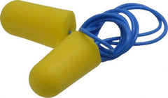 3M - Disposable, Corded, 32 dB Earplugs - Yellow, 200 Pairs - Exact Tooling