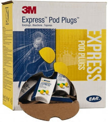 3M - Disposable, Uncorded, 25 dB Earplugs - Yellow, 100 Pairs - Exact Tooling