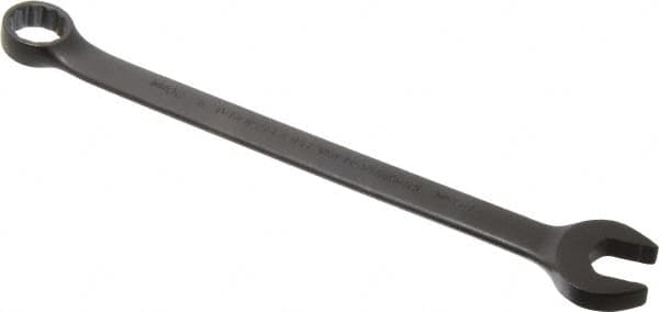Proto - 20mm 12 Point Offset Combination Wrench - 15° Offset Angle, 11-13/32" OAL, Steel, Black Finish - Exact Tooling