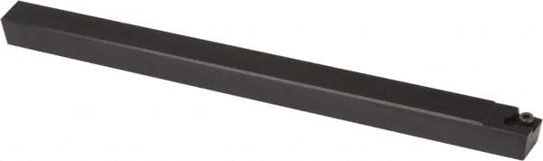 Kennametal - SCAC, Right Hand Cut, 10° Lead Angle, 3/8" Shank Height x 3/8" Shank Width, Neutral Rake Indexable Turning Toolholder - 6" OAL, CC..21.5. Insert Compatibility, Series Screw-On - Exact Tooling