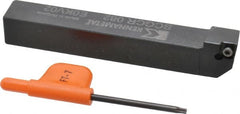 Kennametal - SCGC, Right Hand Cut, 0° Lead Angle, 1/2" Shank Height x 1/2" Shank Width, Neutral Rake Indexable Turning Toolholder - 3-1/2" OAL, CC..21.5. Insert Compatibility, Series Screw-On - Exact Tooling