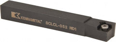 Kennametal - SCLC, Left Hand Cut, 5° Lead Angle, 5/16" Shank Height x 5/16" Shank Width, Neutral Rake Indexable Turning Toolholder - 2-1/2" OAL, CC..21.5. Insert Compatibility, Series Screw-On - Exact Tooling